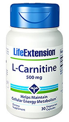 0737870153238 - LIFE EXTENSION L-CARNITINE 500 MG CAPSULES, 30-COUNT
