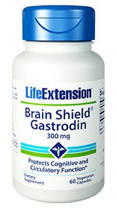 0737870180265 - LIFE EXTENSION BRAIN SHIELD GASTRODIN VEGETARIAN CAPSULES, 60 COUNT, 300 MG