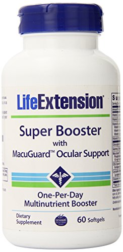 0737870198062 - LIFE EXTENSION SUPER BOOSTER WITH MACU-GUARD OCULAR SUPPORT SOFT GELS, 60 COUNT