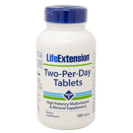 0737870231516 - LIFE EXTENSION TWO-PER-DAY TABLETS - 120 TABLETS