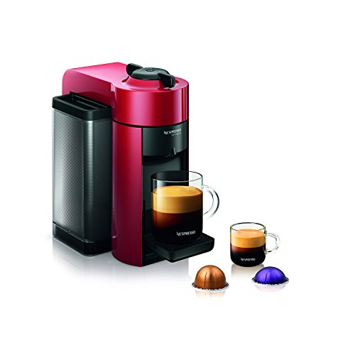 0737946439679 - NESPRESSO GCC1-US-RE-NE VERTUOLINE EVOLUO COFFEE AND ESPRESSO MAKER, RED
