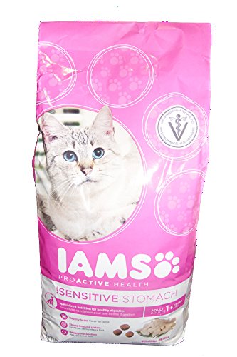 0737989241383 - IAMS PROACTIVE HEALTH ADULT SENSITIVE STOMACH DRY CAT FOOD 5 LBS (FORMERLY DIGESTIVE CARE)