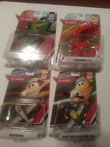 0738076935659 - DISNEY PLANES SET OF 4 NEW CHARACTERS! INCLUDES: BARBARA, GORDON, KATIE AND RIPSLINGER!