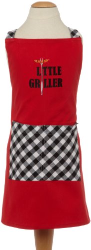 0738215310385 - DII JUST GRILLIN LITTLE GRILLER EMBROIDERED CHILD'S SIZE APRON