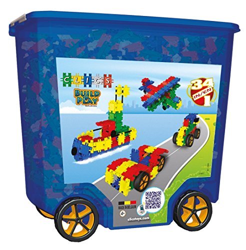 0738345206220 - CLICS TOYS ROLLERBOX, 800 PIECES BY CLICS