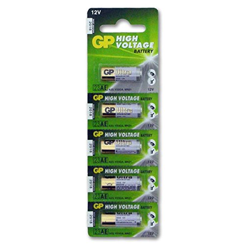 0738435097936 - A23 12V ALKALINE 23-A REPLACEMENT BATTERY 23AE GP - 5 PACK