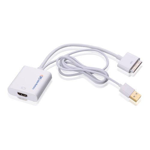 0738435982355 - CABLE MATTERS 601009 TOUCH DOCK TO HDMI ADAPTER WITH BUILT-IN USB CHARGING CABLE FOR IPHONE, IPAD AND IPOD