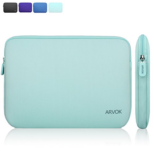 0738470507285 - ARVOK 11 11.6 INCH WATER-RESISTANT NEOPRENE LAPTOP SLEEVE BAG/NOTEBOOK COMPUTER CASE/TABLET BRIEFCASE CARRYING/POUCH SKIN COVER FOR ACER/ASUS/DELL/FUJITSU/LENOVO/HP/SAMSUNG/SONY/TOSHIBA(LIGHT GREEN)