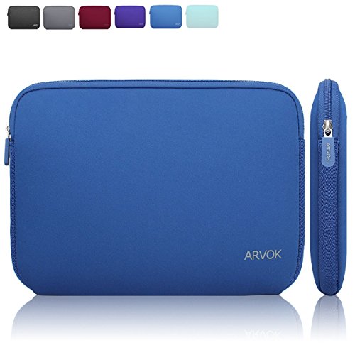 0738470507551 - ARVOK 15 15.6 INCH WATER-RESISTANT NEOPRENE LAPTOP SLEEVE/NOTEBOOK COMPUTER POCKET CASE/TABLET BRIEFCASE CARRYING BAG/POUCH SKIN COVER FOR ACER/ASUS/DELL/LENOVO/HP/SAMSUNG/SONY/TOSHIBA(DARK BLUE)