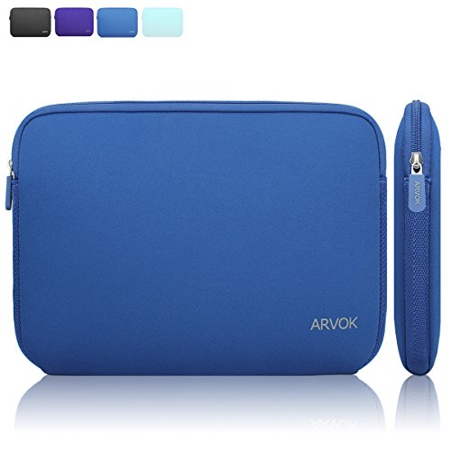 0738470556672 - ARVOK 11 11.6 INCH WATER-RESISTANT NEOPRENE LAPTOP SLEEVE BAG/NOTEBOOK COMPUTER CASE/TABLET BRIEFCASE CARRYING BAG/POUCH SKIN COVER FOR ACER/ASUS/DELL/FUJITSU/LENOVO/HP/SAMSUNG/SONY/TOSHIBA(DARK BLUE)