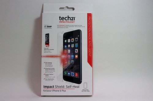 0738516436609 - TECH21 IMPACT SCREEN PROTECTOR SHIELD WITH SELF HEAL FOR IPHONE 6 PLUS