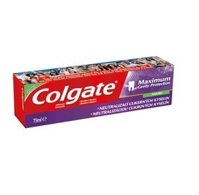 0738517493595 - COLGATE MAXIMUM CAVITY PROTECTION, REMINERALIZTION, WITH SUGAR ACID NEUTRALIZER (EUROPEAN IMPORT) - 6 COUNT