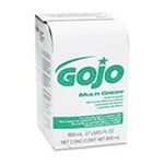 0073852019698 - GOJO® MULTI GREEN HAND CLEANER 800-ML BAG-IN-BOX DISPENSER REFILL, 12/CARTON