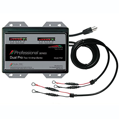 0738562000014 - DUAL PRO 15 AMP/BANK PROFESSIONAL SERIES 2 BANK CHARGER