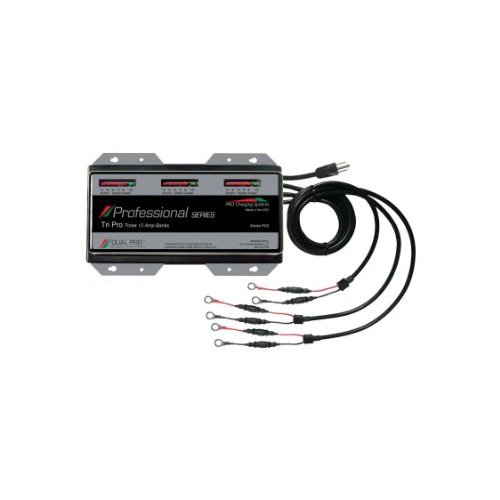 0738562000045 - DUAL PRO 15 AMP/BANK PROFESSIONAL SERIES 3 BANK CHARGER