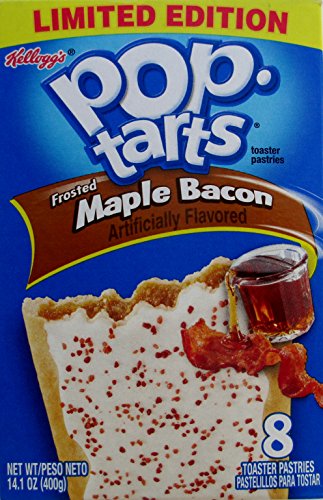 0738613594400 - KELLOGGS LIMITED EDITION POP TARTS FROSTED MAPLE BACON, 2 BOXES OF 8 PASTRIES