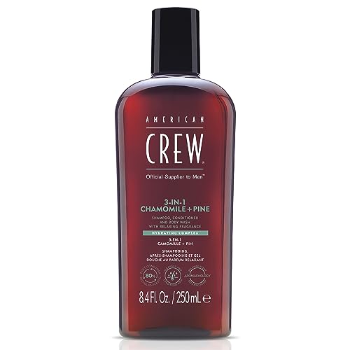 0738678003381 - AMERICAN CREW 3-IN-1 CHAMOMILE + PINE SHAMPOO, CONDITIONER AND BODY WASH, 8.4 FL OZ (PACK OF 1)