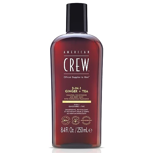 0738678003398 - AMERICAN CREW 3-IN-1 GINGER + TEA SHAMPOO, CONDITIONER AND BODY WASH, 8.4 FL OZ (PACK OF 1)