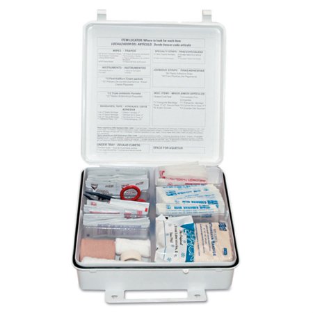 0738743060882 - 50 PERSON CONTRACTOR'S FIRST AID KITS NO. 50 CONTRACTORS KITWEATHERPROOF PLASTIC