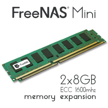 0738759870727 - FREENAS MINI - MEMORY UPGRADE - 2 X 8GB DDR3 1600MHZ ECC UNBUFFERED