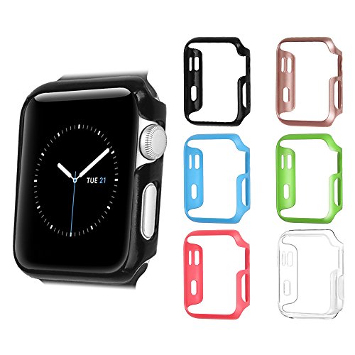 0738878606504 - FINTIE APPLE WATCH CASE 42MM, ULTRA SLIM LIGHTWEIGHT POLYCARBONATE HARD PROTECTIVE BUMPER COVER FOR ALL VERSIONS 42MM APPLE WATCH SERIES 2 / 1 / ORIGINAL WITH RETAIL PACKAGING
