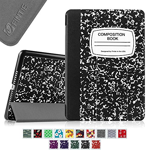 0738878663224 - FINTIE IPAD AIR CASE - ULTRA SLIM LIGHTWEIGHT STAND SMART COVER WITH AUTO SLEEP/WAKE FEATURE FOR APPLE IPAD AIR (IPAD 5) 2013 MODEL, COMPOSITION BOOK BLACK