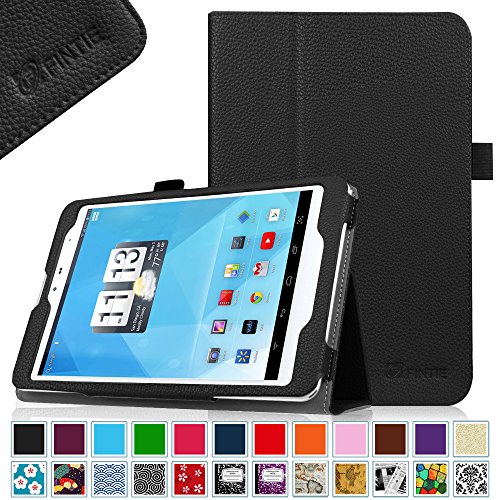 0738878671014 - FINTIE TRIO AXS 4G 7.85 TABLET CASE - SLIM FIT PREMIUM VEGAN LEATHER COVER WITH STYLUS HOLDER FOR TRIO AXS 4G 7.85 4G ANDROID TABLET, BLACK
