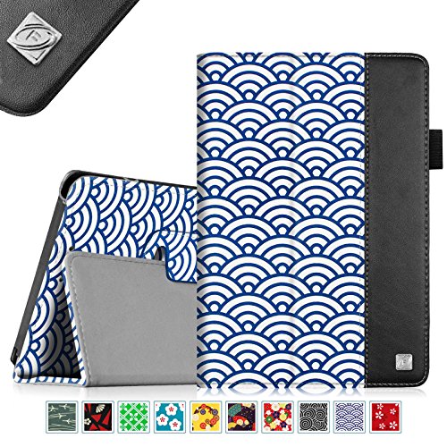 0738878690077 - FINTIE FIRE HD 7 TABLET (2014 OCT RELEASE) CASE - SLIM FIT STANDING PROTECTIVE COVER WITH AUTO SLEEP/WAKE FEATURE (WILL ONLY FIT FIRE HD 7 4TH GEN 2014 MODEL), OCEAN MIST