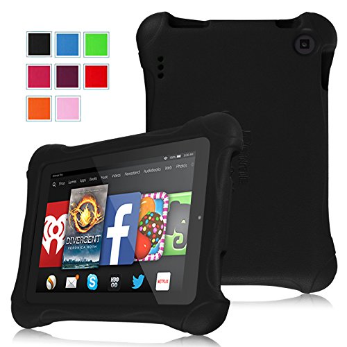 0738878691012 - FINTIE SHOCK PROOF CASE FOR FIRE HD 7 TABLET (2014 RELEASE) - ULTRA LIGHT WEIGHT SHOCK PROOF KIDS FRIENDLY COVER FOR AMAZON KINDLE FIRE HD 7 (WILL ONLY FIT FIRE HD 7 4TH GEN 2014 MODEL), BLACK