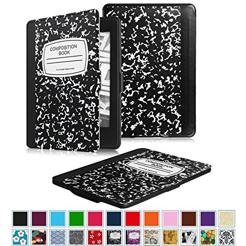 0738878692521 - FINTIE KINDLE PAPERWHITE SMARTSHELL CASE - THE THINNEST AND LIGHTEST LEATHER COVER FOR ALL-NEW AMAZON KINDLE PAPERWHITE (FITS ALL VERSIONS: 2012, 2013, 2014 AND 2015 NEW 300 PPI), COMPOSITION BOOK