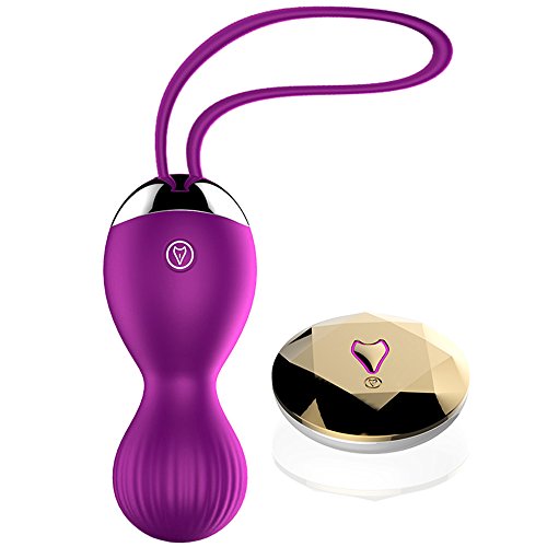 0738920700211 - WEYES MULTIFUNCTIONAL 7 FREQUENCY WIRELESS REMOTE CONTROL VIBRATING EGG/KEGEL BALL FOR WOMEN (PURPLE)