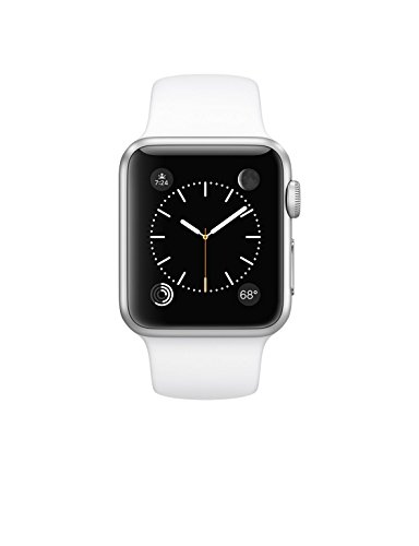 0739027484042 - APPLE WATCH 7000 SERIES 38MM ALUMINUM CASE SPORT WITH WHITE SPORT BAND
