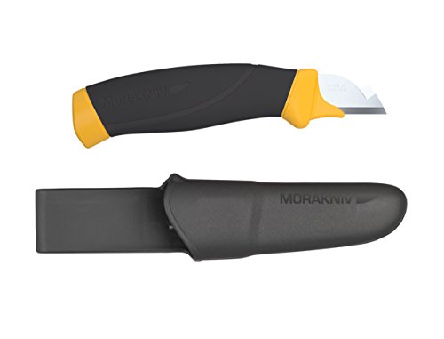 7391846015222 - MORAKNIV CRAFTLINE ELECTRICIAN TRADE KNIFE WITH SANDVIK STAINLESS STEEL BLADE AND PLASTIC SHEATH, 1.3