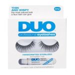0073930568063 - DUO PROFESSIONAL EYELASHES WITH ADHESIVE D12 THIN AND WISPY 1 PAIR