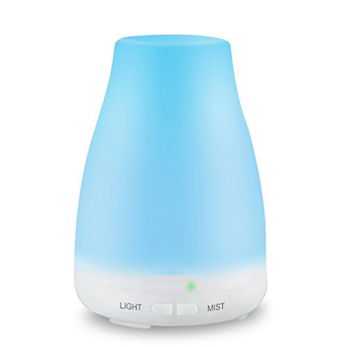 0739340499327 - ZYSTERT 100ML AROMATHERAPY ESSENTIAL OIL DIFFUSER PORTABLE ULTRASONIC COOL MIST AROMA HUMIDIFIER WITH COLOR LED LIGHTS CHANGING AND WATERLESS AUTO SHUT-OFF FUNCTION FOR HOME OFFICE BEDROOM ROOM