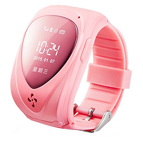 0739450673679 - WATERPROOF GSM/ GPRS/ GPS 2 WAY TALK TRACKER BABYSITER SMART WATCH COMPATIBLE WITH KIDS CHILDREN CHILD WITH REAL-TIME TRACKING, GEO-FENCING, PHONE OPTIONS FUNCTIONS FOR IOS ANDROID ,PINK