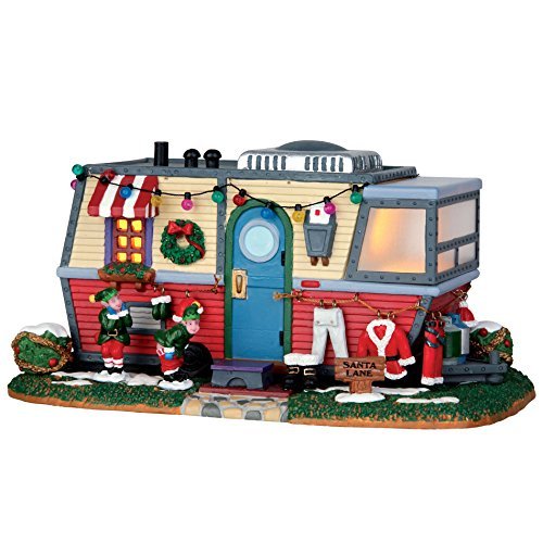 0739485564614 - LEMAX COVENTRY COVE CHRISTMAS VILLAGE BUILDING SANTA LANE TRAILER BY LEMAX CHRISTMAS VILLAGE AT THE NEIGHBORHOOD CORNER STORE