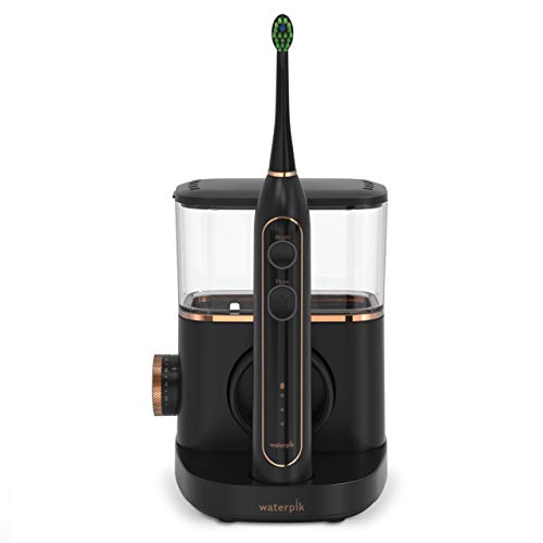 0073950247085 - WATERPIK SONIC-FUSION PROFESSIONAL FLOSSING TOOTHBRUSH, ELECTRIC TOOTHBRUSH & WATER FLOSSER COMBO IN ONE, SF-02 BLACK