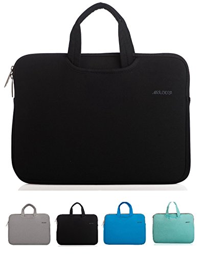 0739615764464 - LAPTOP CASE, MOSISO WATER-RESISTANT NEOPRENE 15-15.6 INCH LAPTOP / NOTEBOOK COMPUTER / MACBOOK / MACBOOK PRO / MACBOOK AIR CASE BRIEFCASE BAG POUCH SLEEVE (INTERNAL DIMENSIONS: 15.75 X 0.79 X 11.61 INCHES; BLACK)
