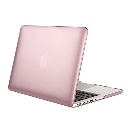 0739615770625 - MACBOOK PRO 13 RETINA CASE (NO CD-ROM DRIVE), MOSISO SOFT-TOUCH PLASTIC HARD CASE COVER FOR MACBOOK PRO 13.3 WITH RETINA DISPLAY A1502 / A1425 (NEWEST VERSION) WITH ONE YEAR WARRANTY (ROSE GOLD)