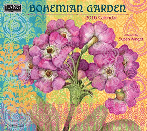 0739744149040 - LANG BOHEMIAN GARDEN 2016 WALL CALENDAR BY SUSAN WINGET, JANUARY 2016 TO DECEMBER 2016, 13.375 X 24 INCHES