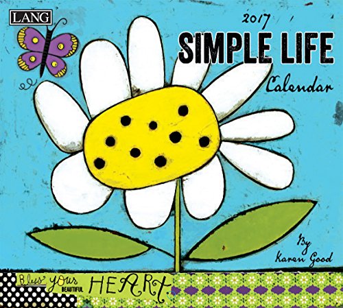 0739744167662 - LANG 2017 SIMPLE LIFE WALL CALENDAR, 13.375 X 24 INCHES