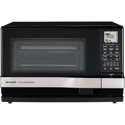 0074000618510 - SHARP 1 CU. FT. 3-IN-1 MICROWAVE OVEN WITH STEAMWAVE AND GRILL FUNCTIONS - AX-1100S