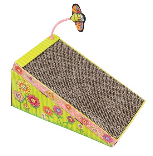 0740023073659 - FAT CAT BIG MAMA'S SCRATCH 'N PLAY RAMP FOR CATS WITH CATNIP
