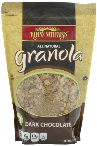 0740312317044 - KLEIN'S NATURAL FOODS GRANOLA, DARK CHOCOLATE, 12-OUNCE (PACK OF 4)