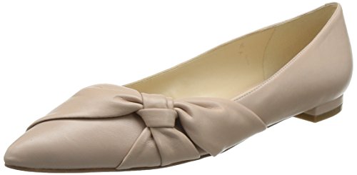 0740351411000 - NINE WEST AADI POINTY TOE FLATS - SIZE 6.5, NATURAL