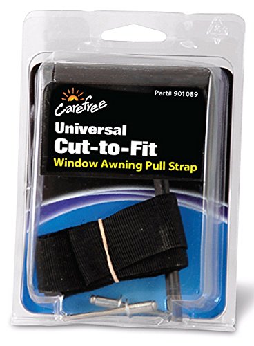 0740544799441 - CAREFREE 901089 BLACK 31 RV AWNING REPLACEMENT PULL STRAP CUT-TO-FIT
