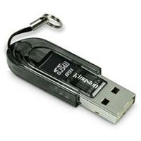 0740617120790 - KINGSTON USB 2.0 MICROSD FLASH MEMORY CARD READER FCR-MRB (BLACK)