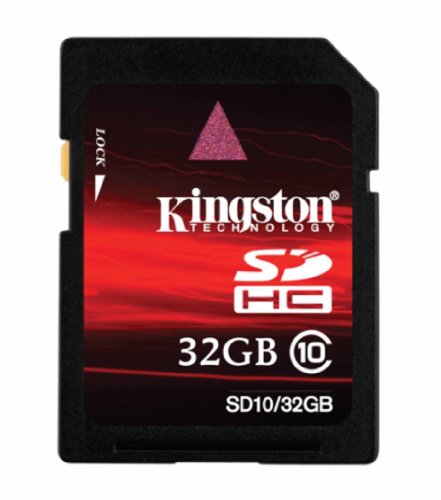 0740617165999 - KINGSTON DIGITAL INC. 32 GB SDHC FLASH MEMORY CARD SD10/32GB - BLACK