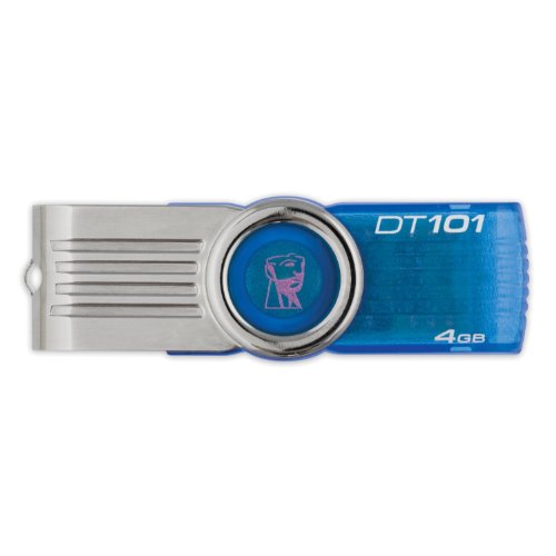 7406171698290 - KINGSTON DATATRAVELER 101 GEN 2 WITH URDRIVE 4 GB USB 2.0 (CYAN BLUE)
